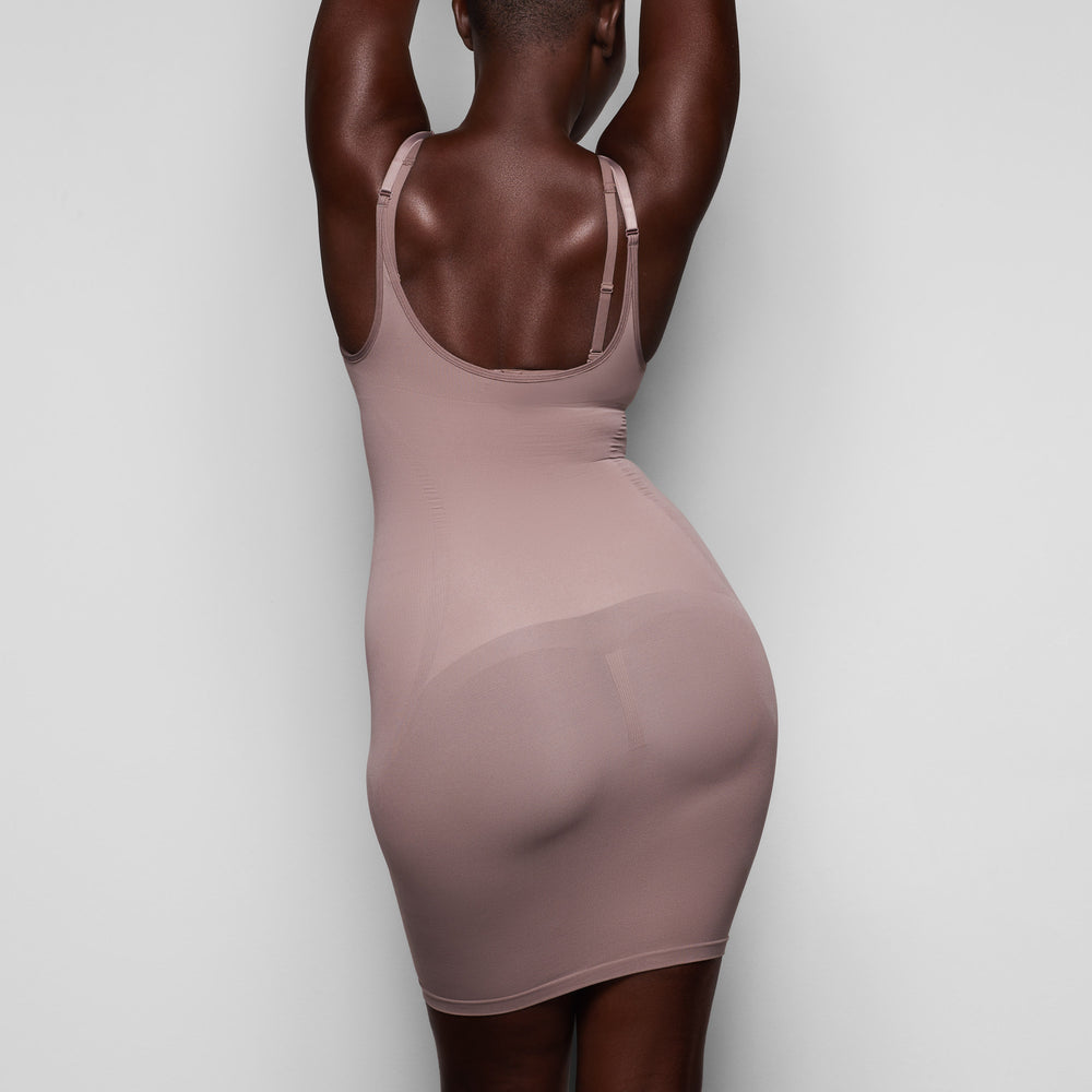 Skims OPEN BUST SLIP Jurk Bruin | 23KTUGLNZ