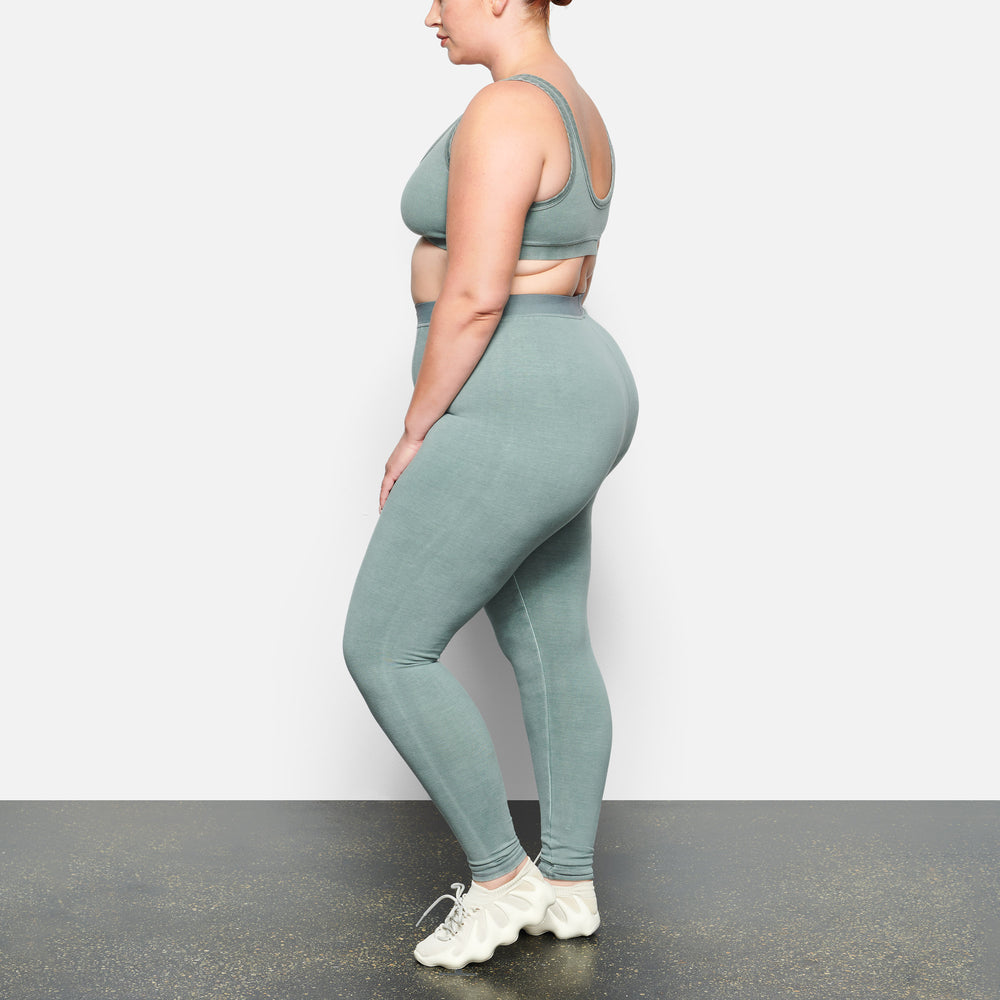 Skims OUTDOOR SEAMED Leggings Blauw | 09HTLNRJZ