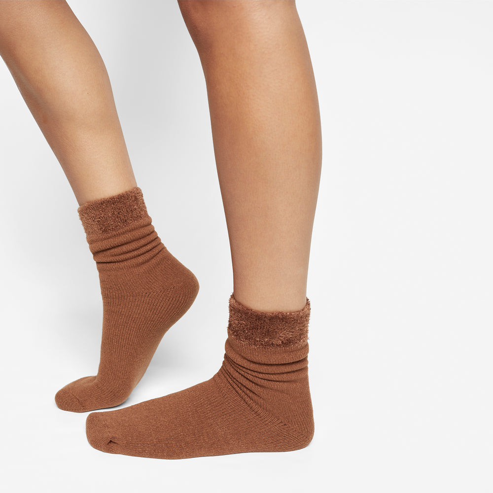 Skims PLUSH Sokken Abrikoos | 91QDPKMBG