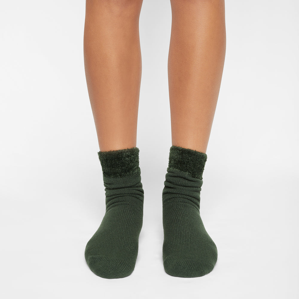 Skims PLUSH Sokken Groen | 95ADTYXVS