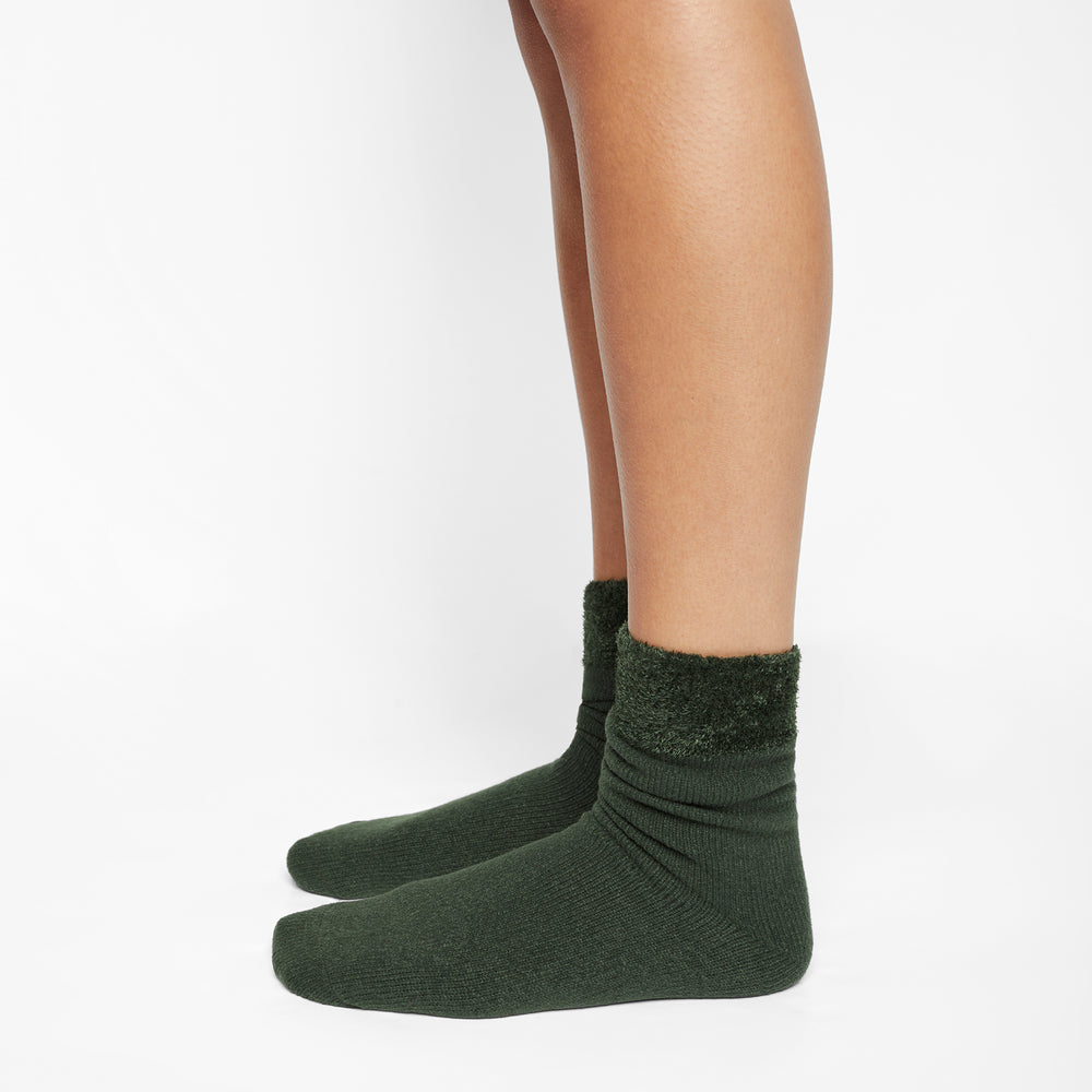 Skims PLUSH Sokken Groen | 95ADTYXVS