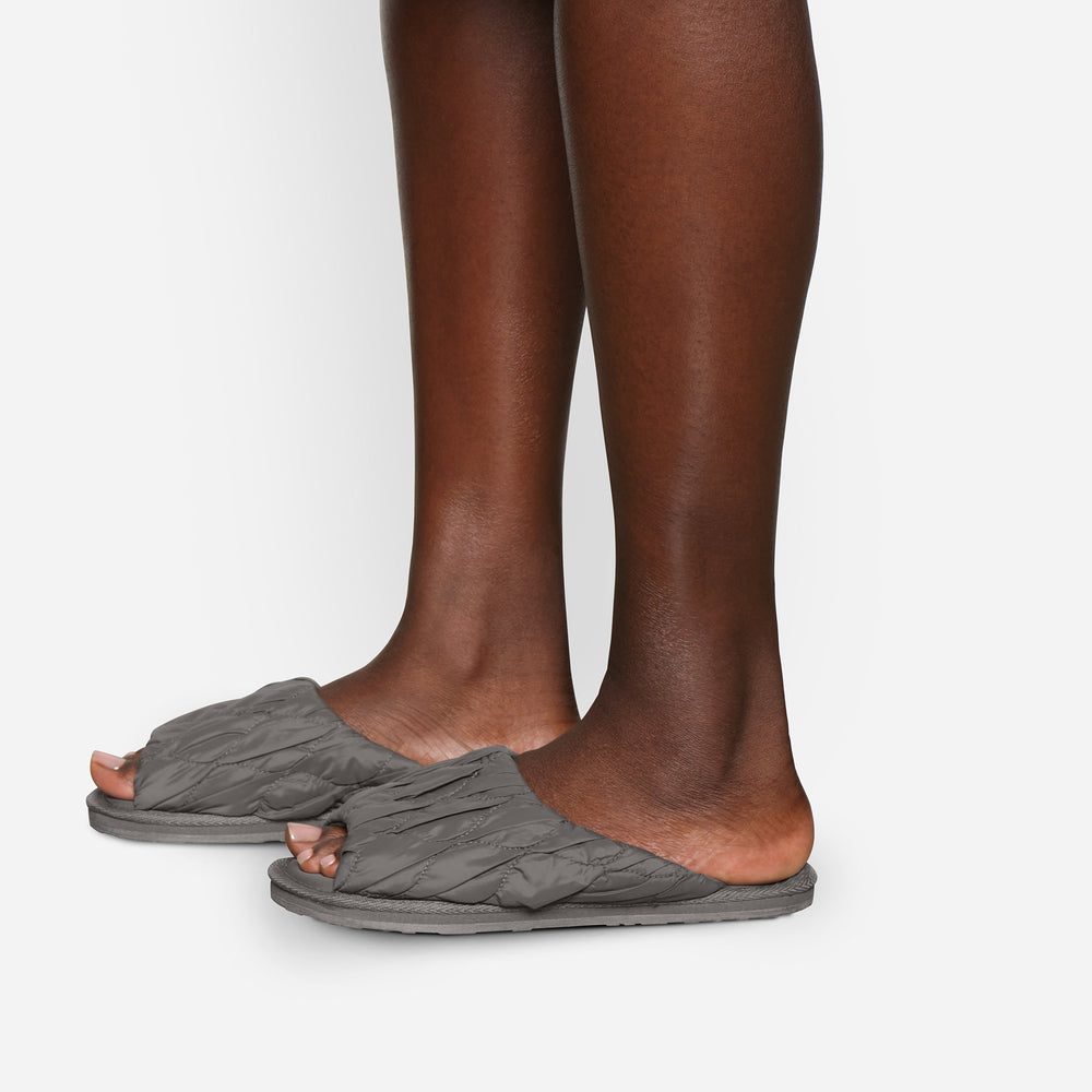 Skims QUILTED Pantoffels Diepgrijs | 49HSICARL