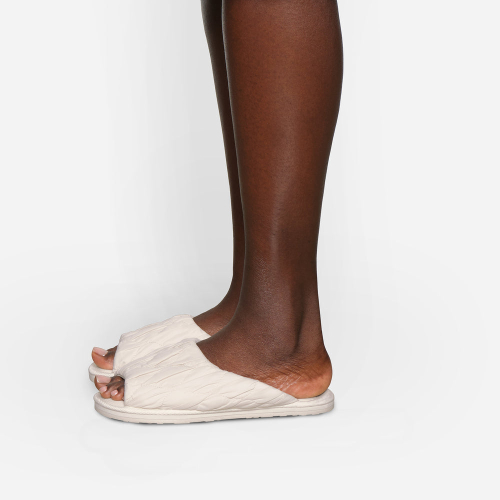 Skims QUILTED Pantoffels Wit | 93MFTRCLQ