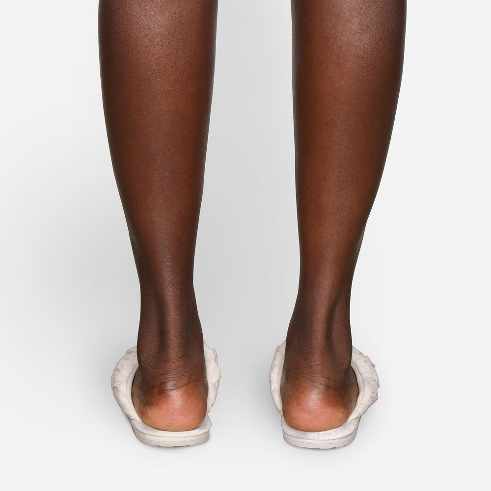 Skims QUILTED Pantoffels Wit | 93MFTRCLQ