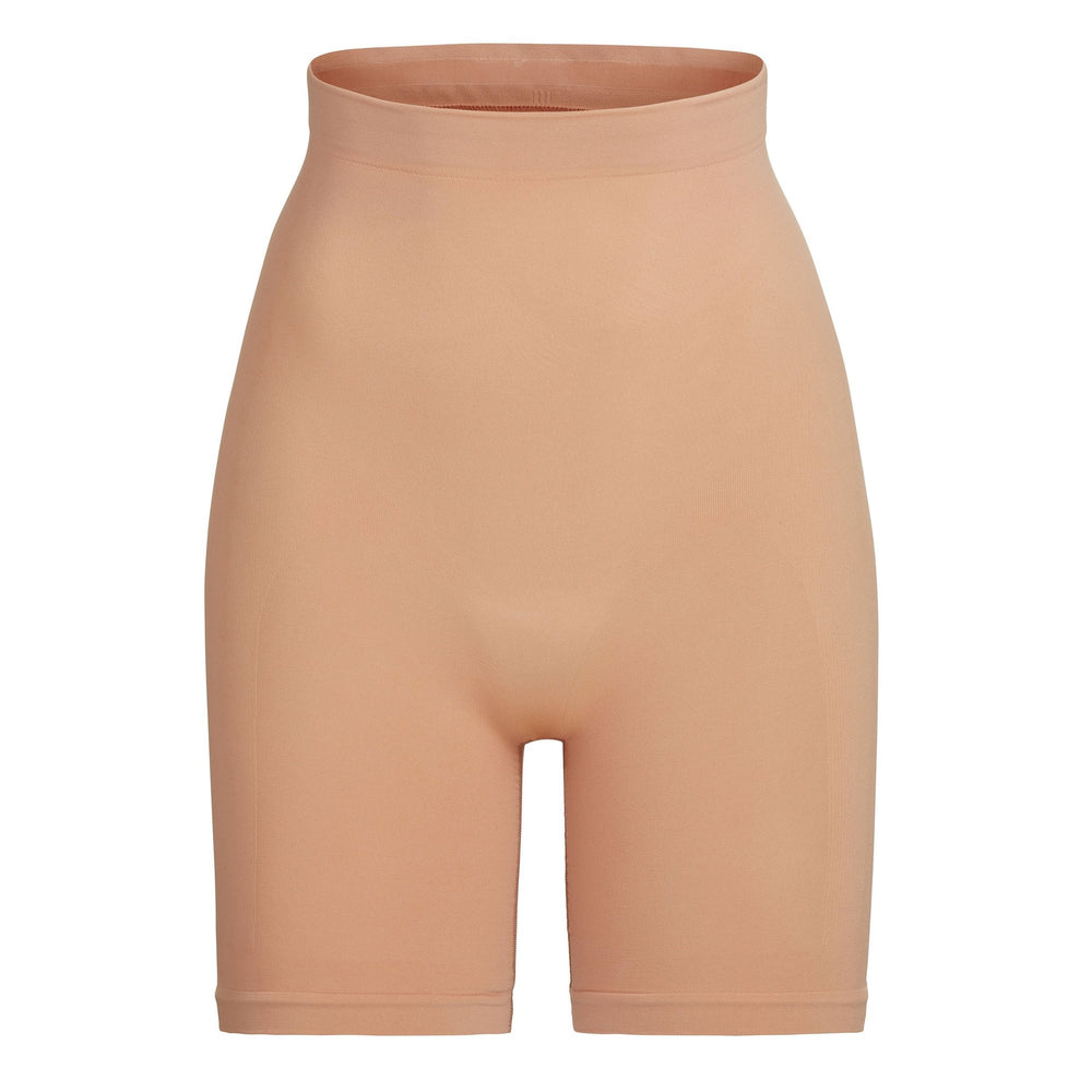 Skims SCULPTING ABOVE THE KNEE W/ OPEN GUSSET Korte Broek Beige | 67HFLQETC