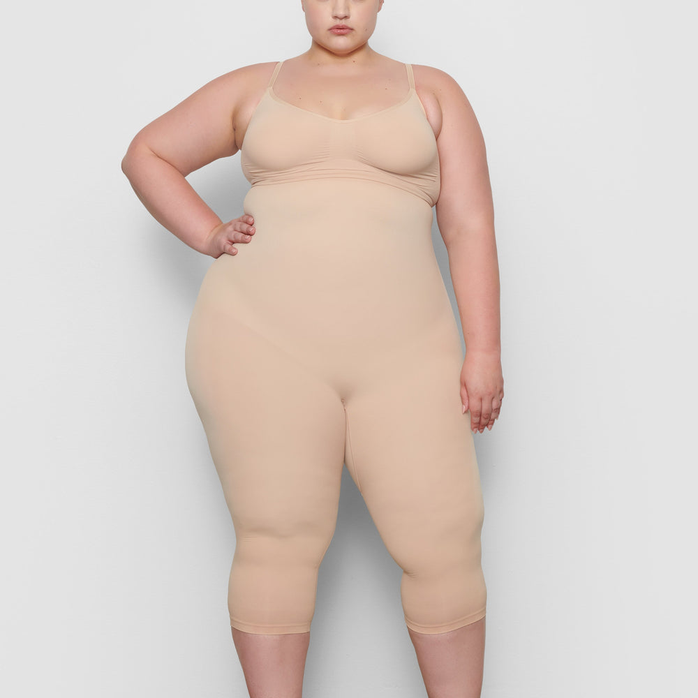 Skims SCULPTING BELOW THE KNEE Leggings Beige | 01PQOFDAK