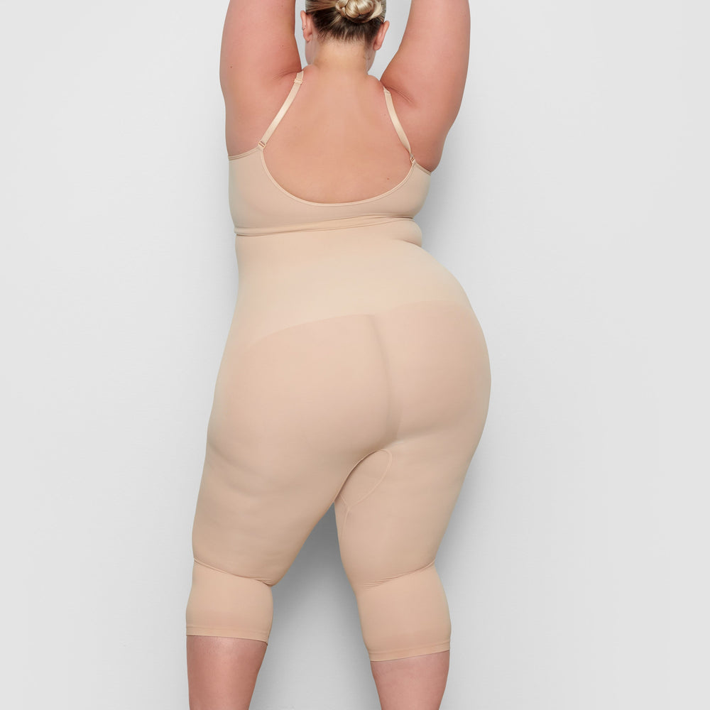 Skims SCULPTING BELOW THE KNEE Leggings Beige | 01PQOFDAK