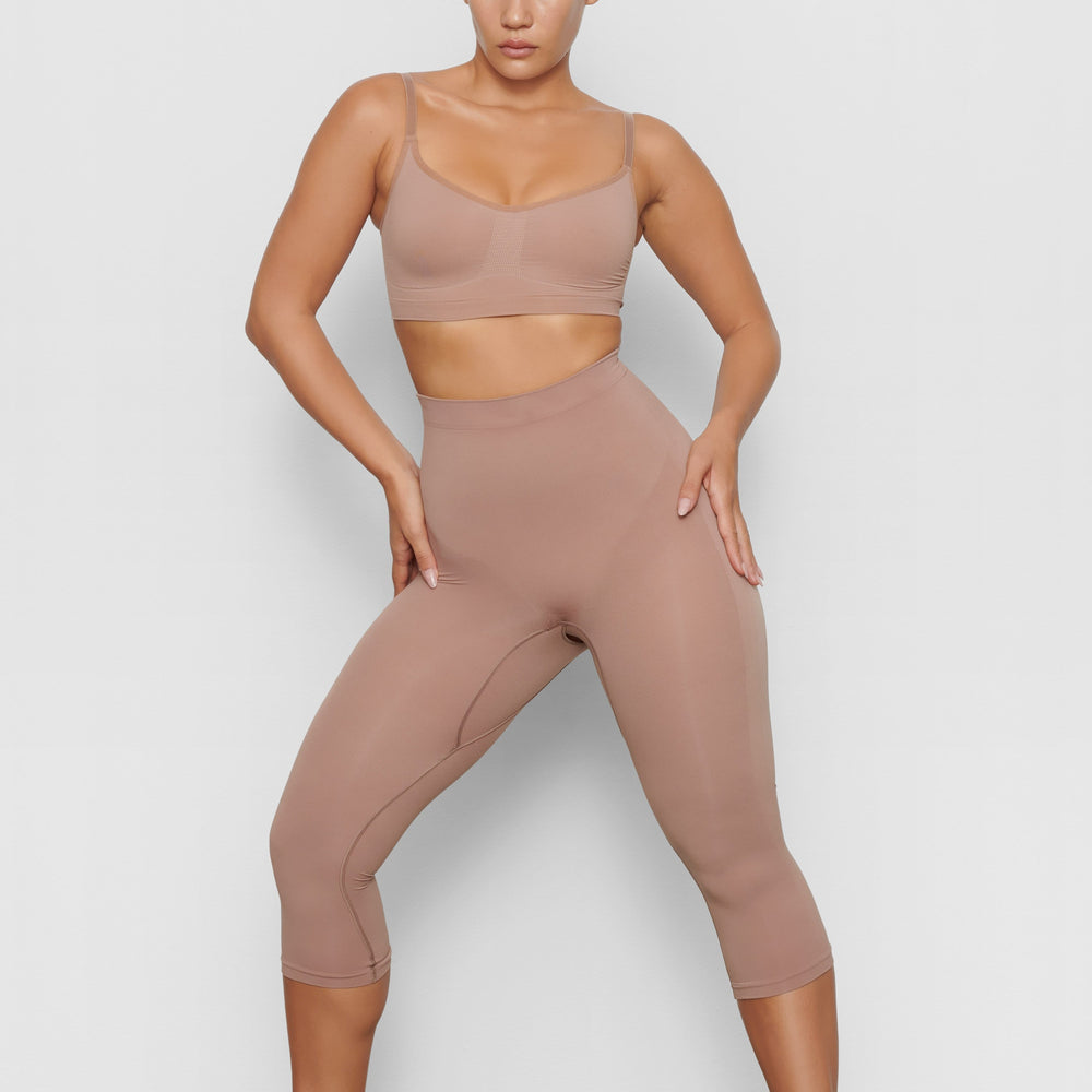 Skims SCULPTING BELOW THE KNEE Leggings Abrikoos | 59GJESMVF