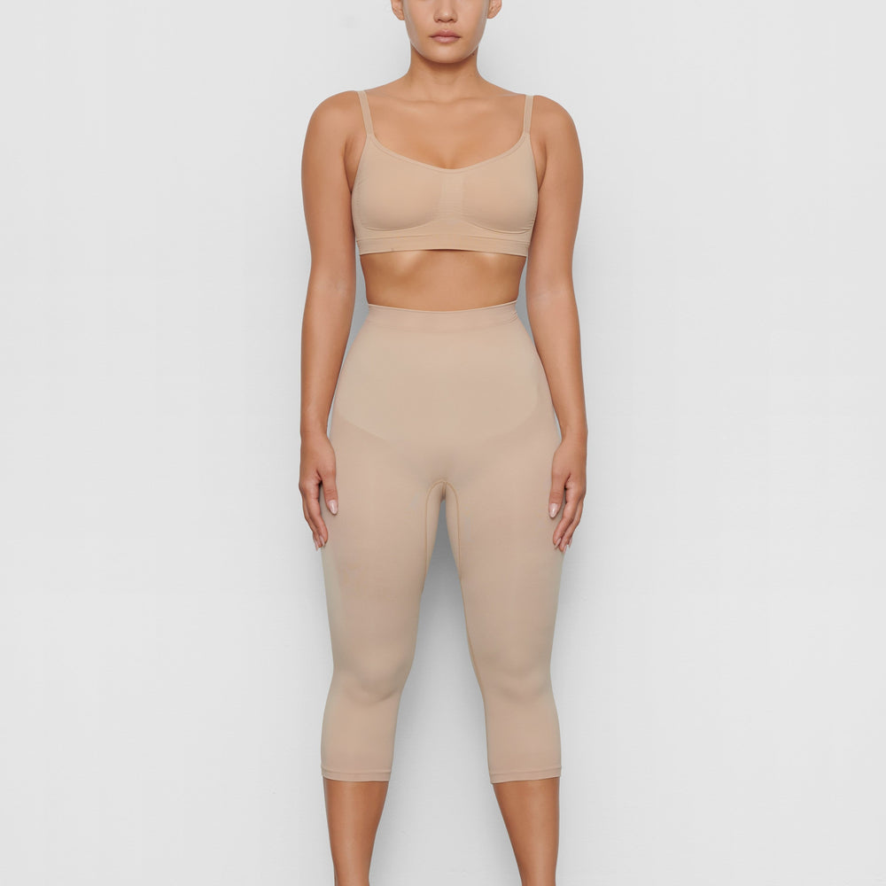 Skims SCULPTING BELOW THE KNEE Leggings Beige | 86DBKSXFT