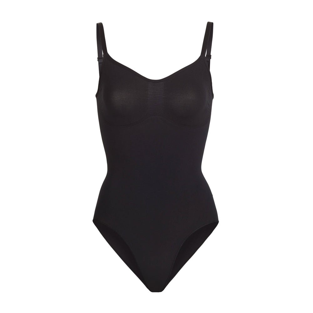 Skims SCULPTING BODYSUIT W. SNAPS Bodysuit Zwart | 72XHBRCIA