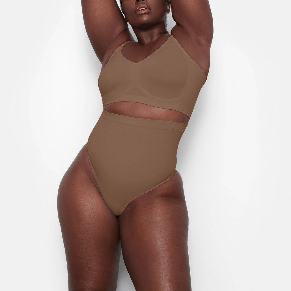 Skims SCULPTING HIGH WAIST Thong Abrikoos | 06PWBLGQA