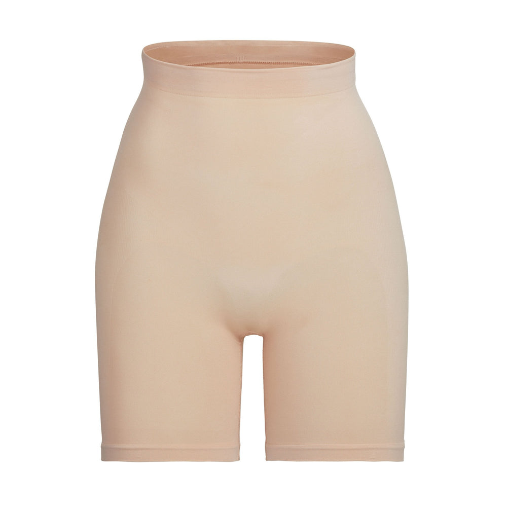 Skims SCULPTING MID THIGH W/ OPEN GUSSET Korte Broek Beige | 05JTSOXAV