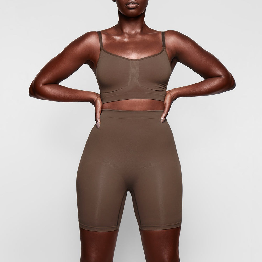 Skims SCULPTING MID THIGH W/ OPEN GUSSET Korte Broek Abrikoos | 12SGWVMDO