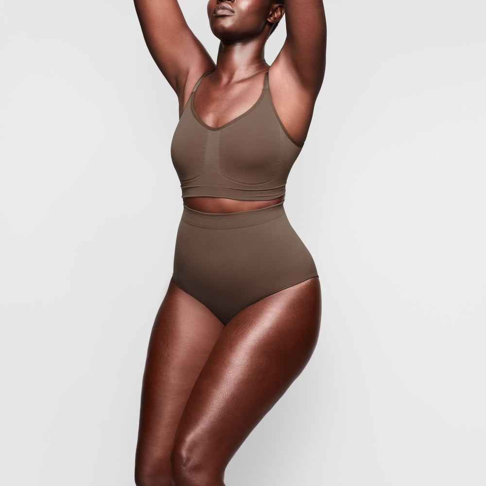 Skims SCULPTING MID WAIST Brief Abrikoos | 53EYQZUAT