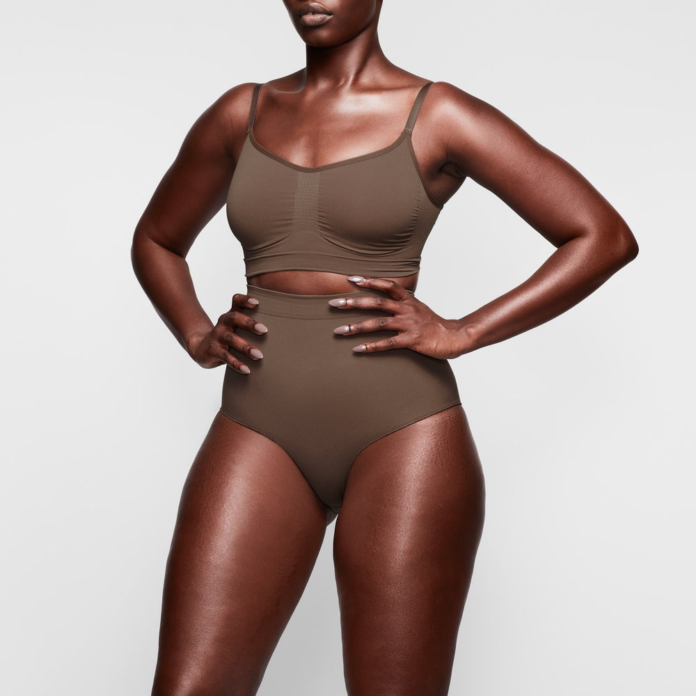 Skims SCULPTING MID WAIST Brief Abrikoos | 53EYQZUAT