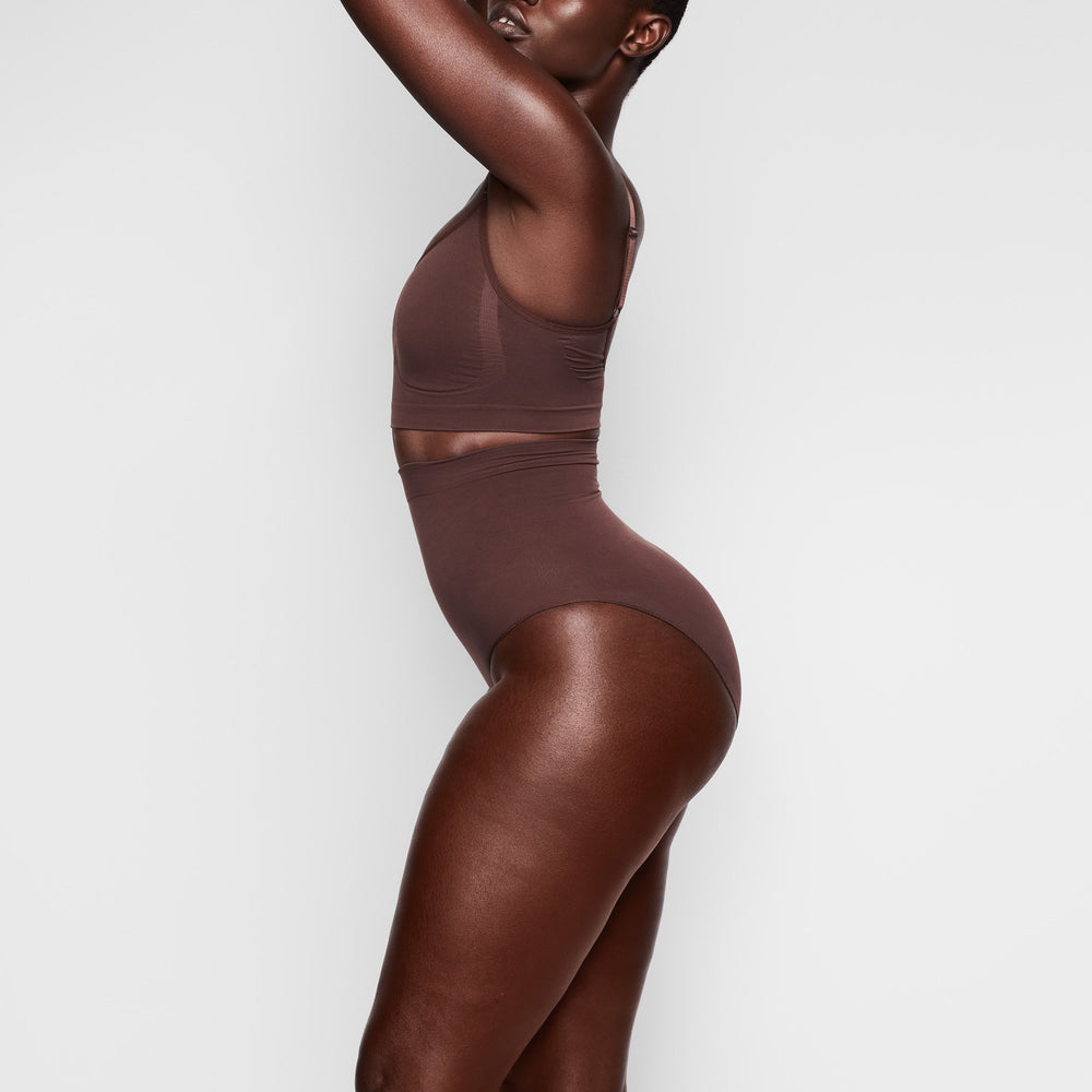 Skims SCULPTING MID WAIST Brief Chocola | 78MTSHPVA