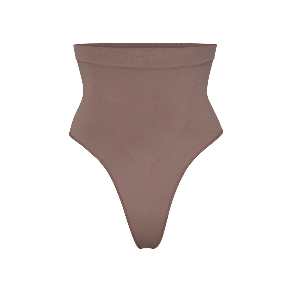 Skims SCULPTING MID WAIST Thong Bruin | 19VFZWTUE