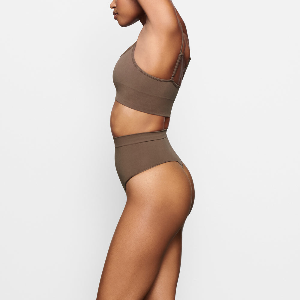 Skims SCULPTING SCOOP NECK Bralette Abrikoos | 52TZPSAXL