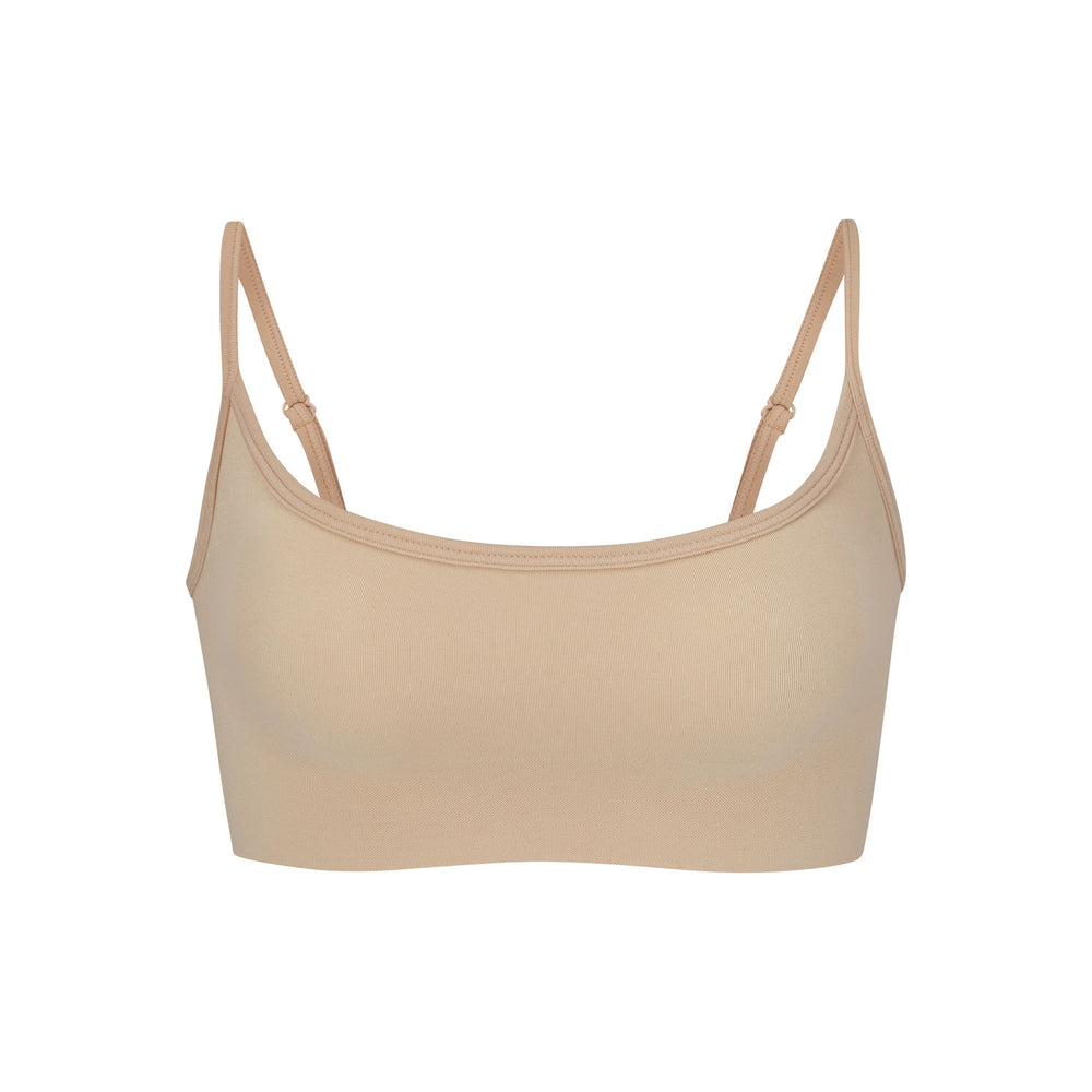 Skims SCULPTING SCOOP NECK Bralette Beige | 64MBWQXRG