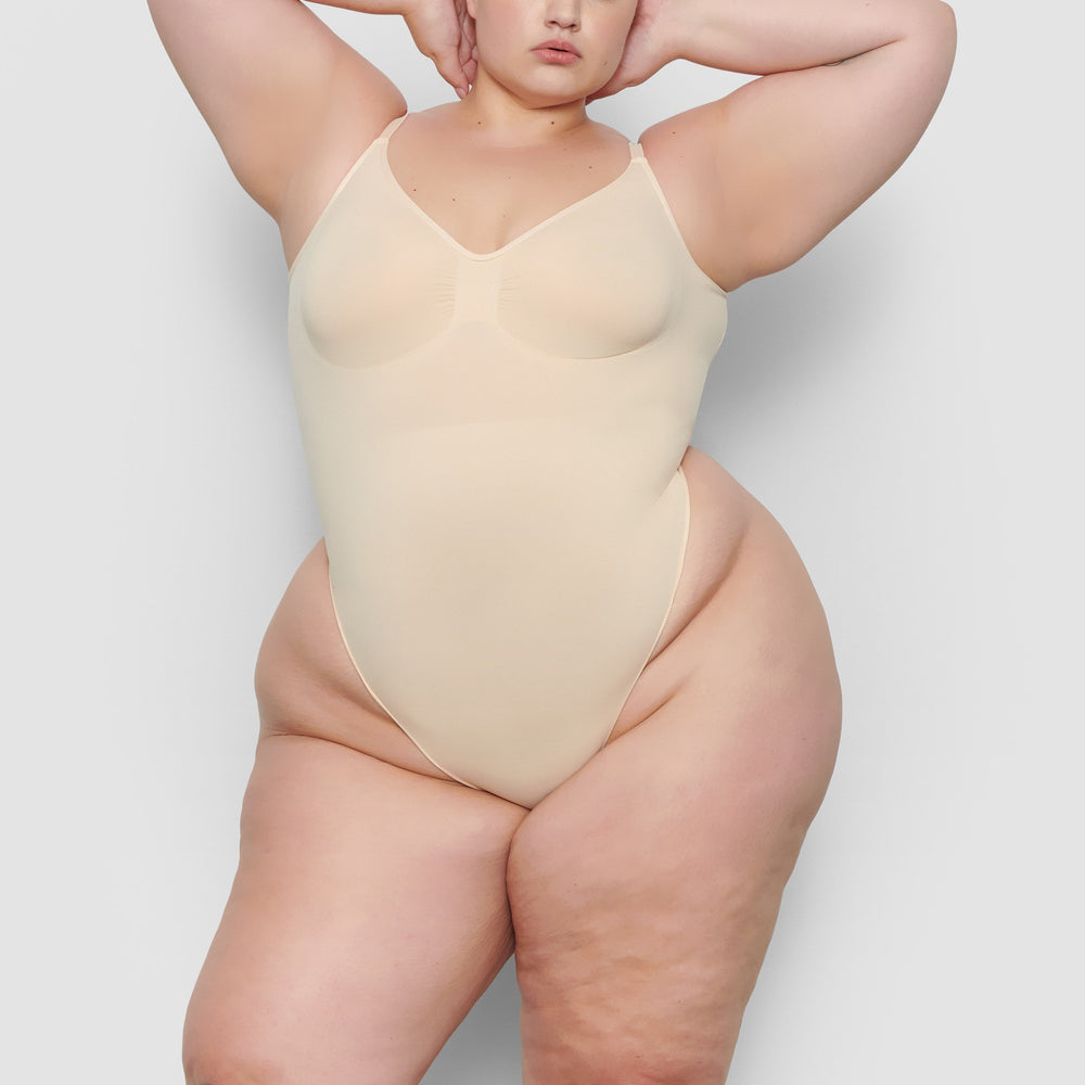 Skims SEAMLESS SCULPT BODYSUIT Low Back Bodysuit Bruin | 28DTWFOQN