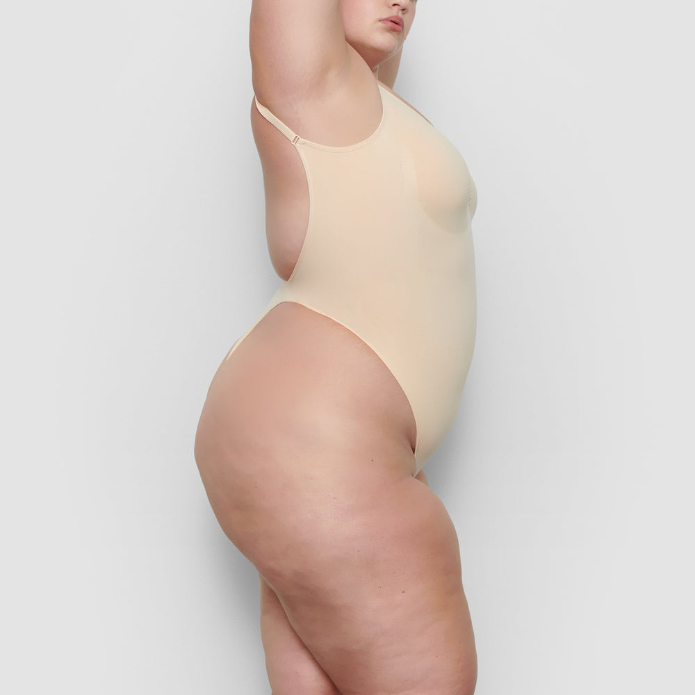 Skims SEAMLESS SCULPT BODYSUIT Low Back Bodysuit Bruin | 28DTWFOQN