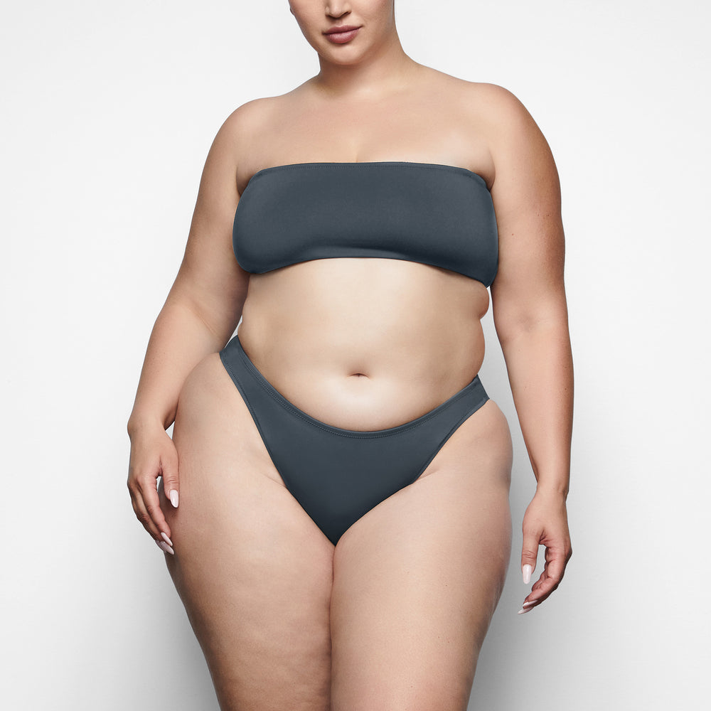 Skims SHAPING SWIM BANDEAU BIKINI TOP Two Pieces Diepgrijs | 94IVBREZS