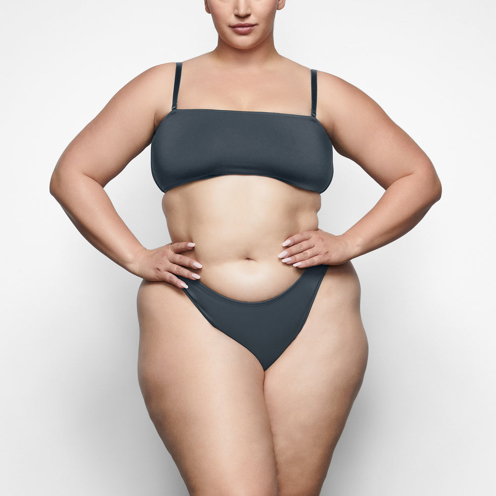 Skims SHAPING SWIM BANDEAU BIKINI TOP Two Pieces Diepgrijs | 94IVBREZS