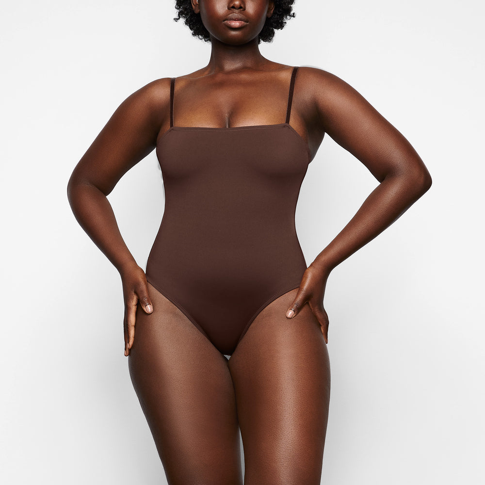 Skims SHAPING SWIM CAMI One Piece Chocola | 05RPUVHBI