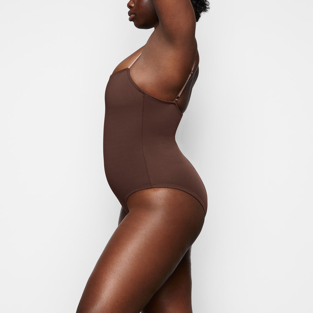 Skims SHAPING SWIM CAMI One Piece Chocola | 05RPUVHBI