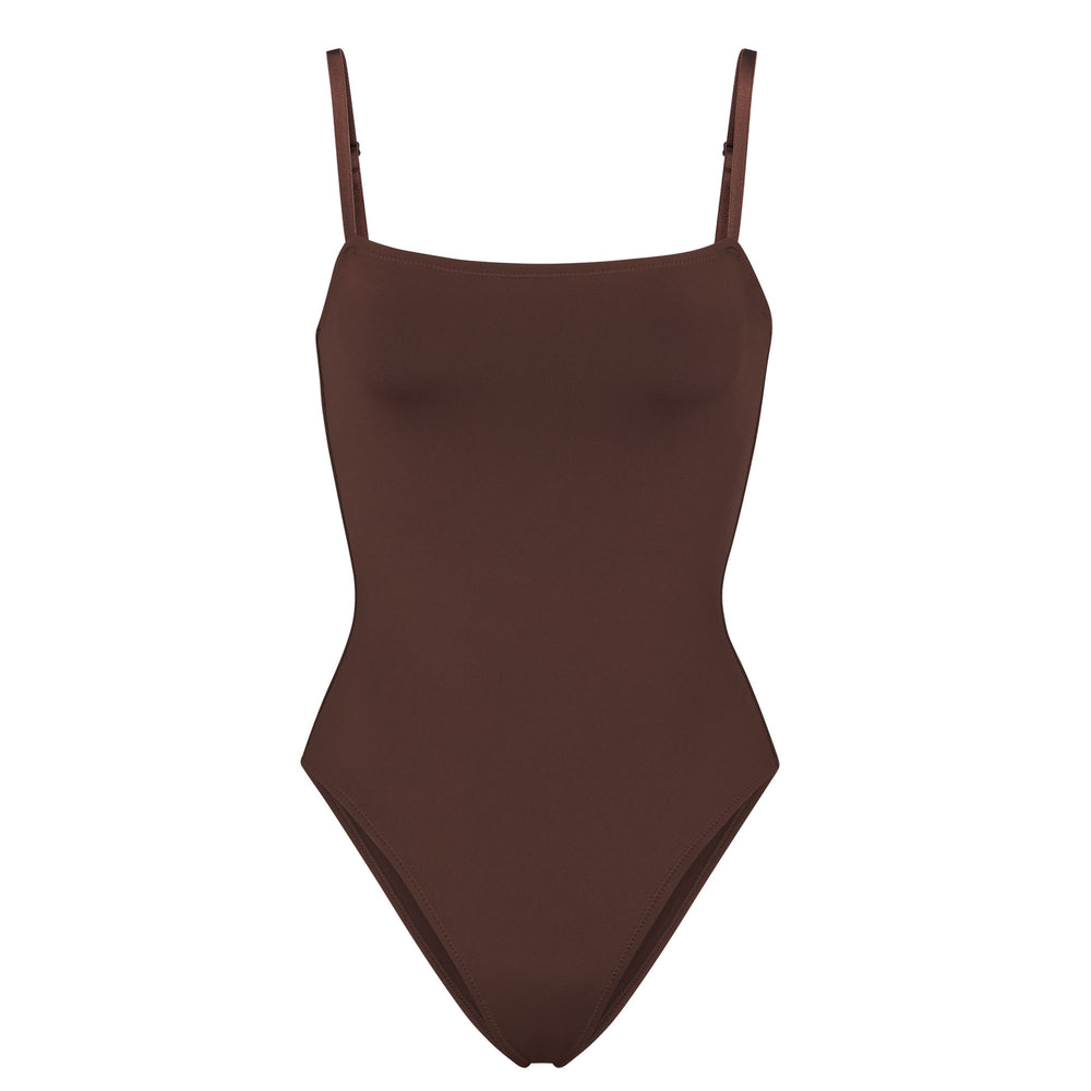 Skims SHAPING SWIM CAMI One Piece Chocola | 05RPUVHBI