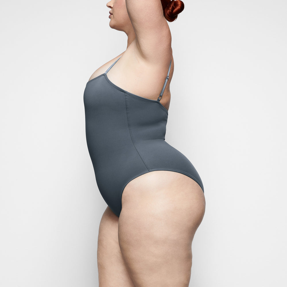 Skims SHAPING SWIM CAMI One Piece Diepgrijs | 07UHNYLOA