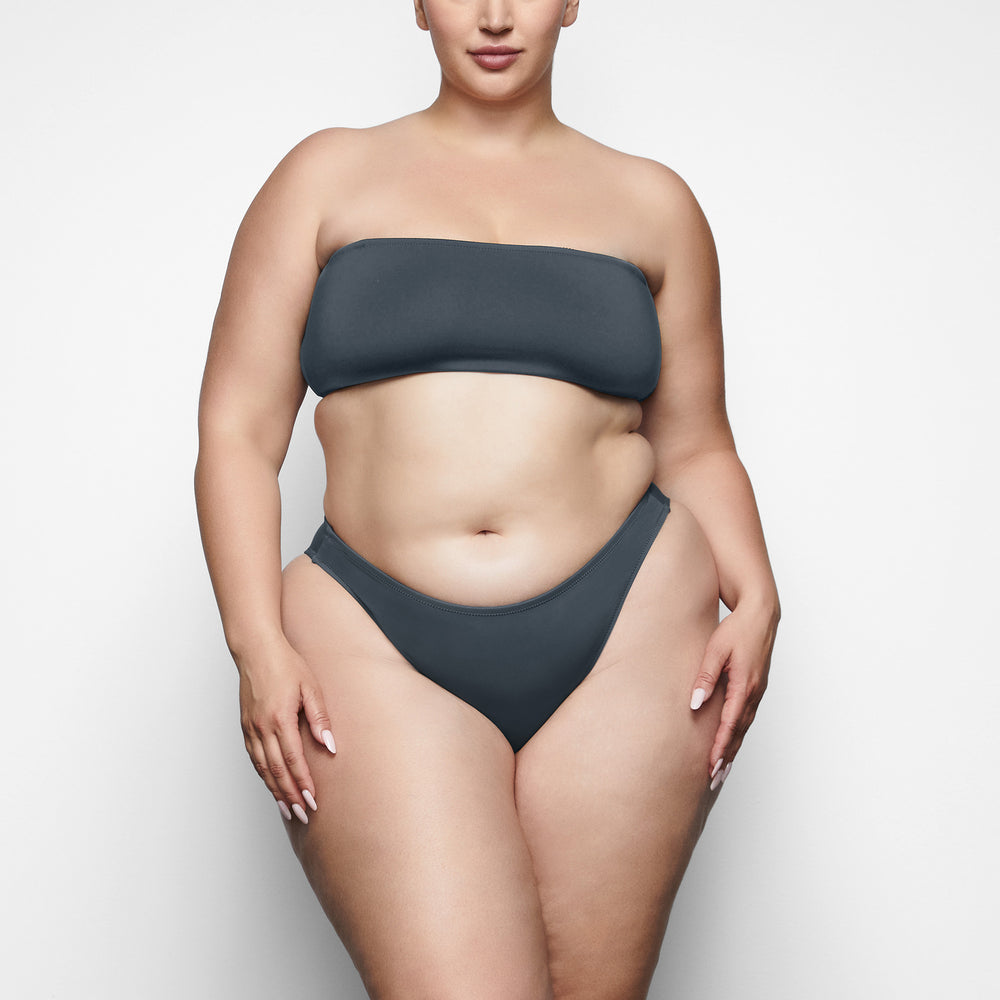 Skims SHAPING SWIM DIPPED BIKINI BOTTOM Two Pieces Diepgrijs | 02FDVWQUG