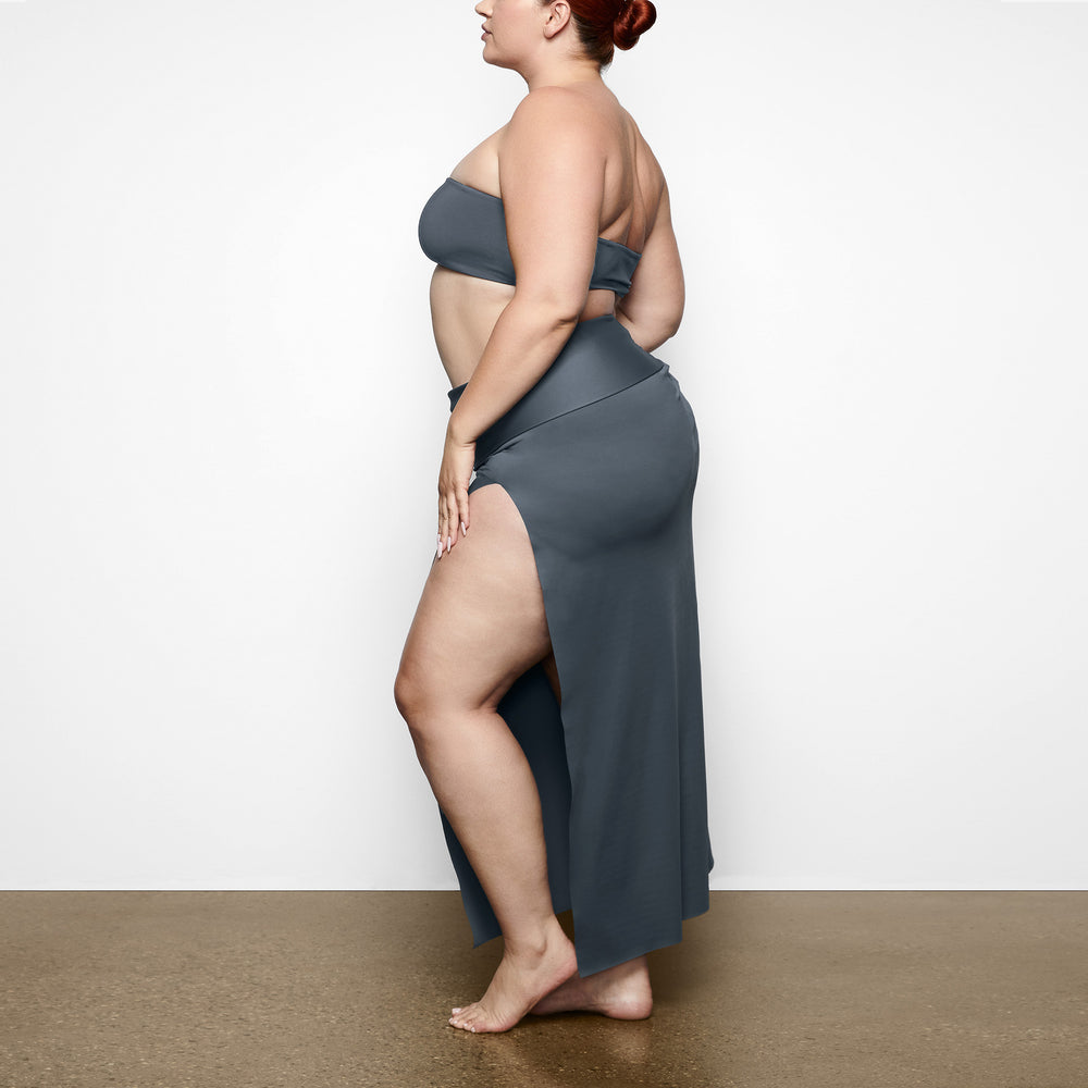 Skims SHAPING SWIM LONG SKIRT Cover-ups Diepgrijs | 71BTJNGIA