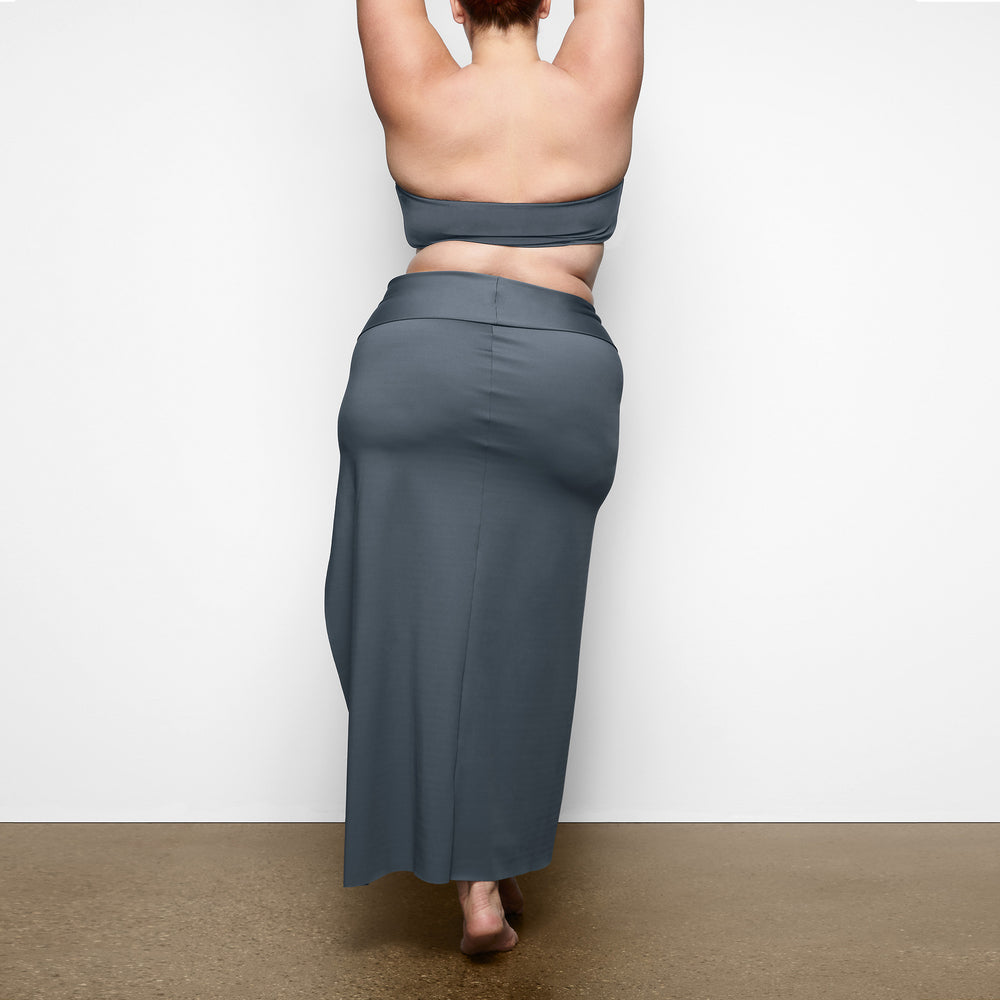 Skims SHAPING SWIM LONG SKIRT Cover-ups Diepgrijs | 71BTJNGIA
