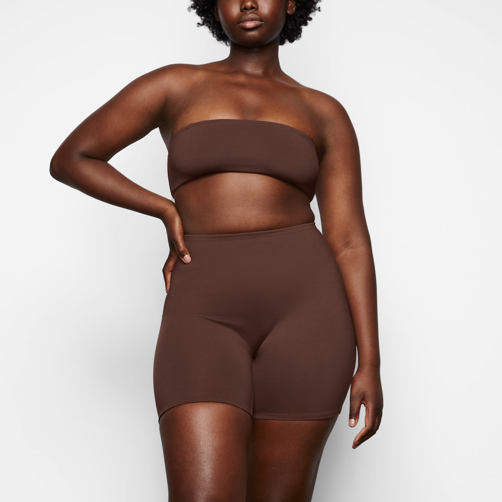 Skims SHAPING SWIM SHORT Cover-ups Chocola | 07QUNDWST
