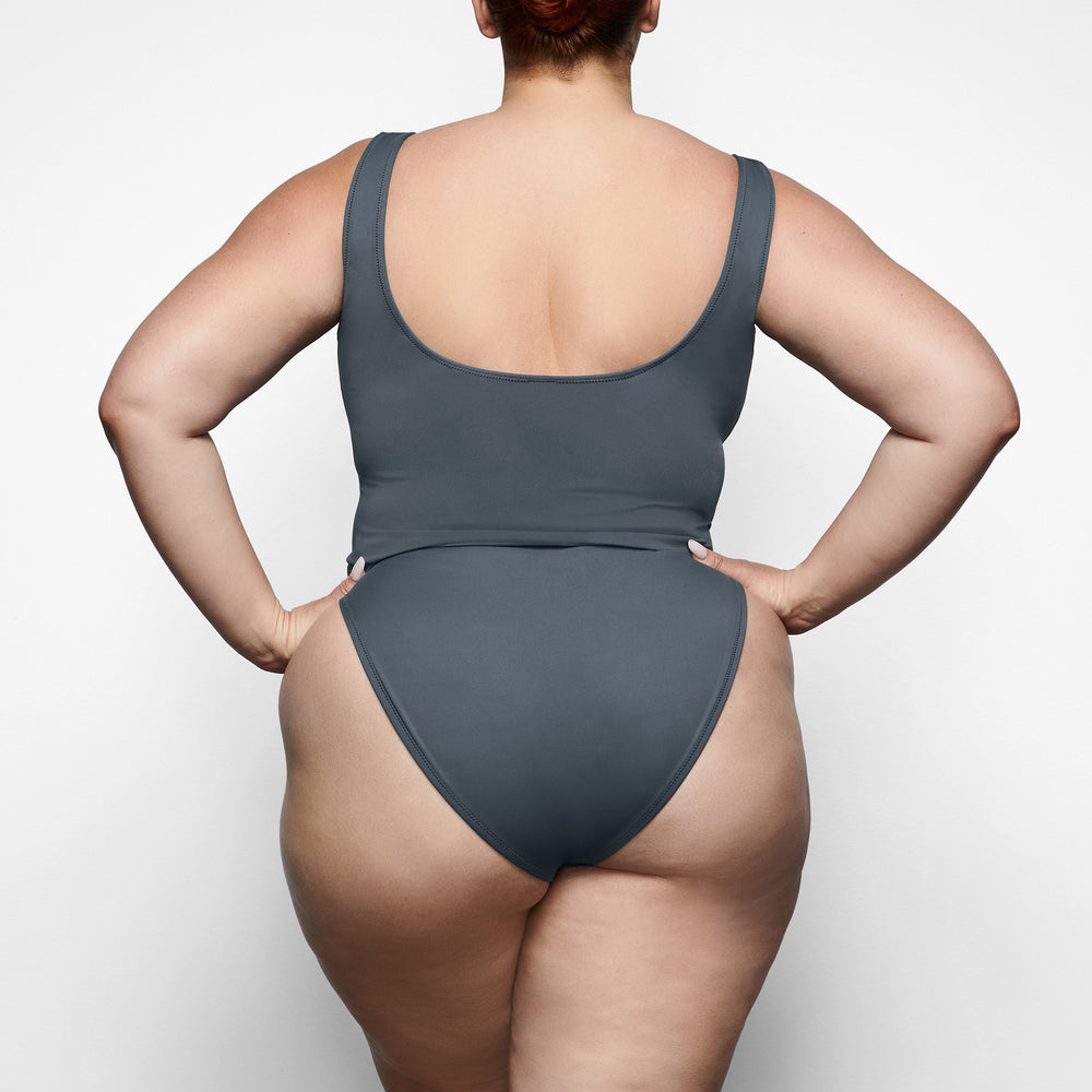 Skims SHAPING SWIM TANK BIKINI TOP Two Pieces Diepgrijs | 34RSDWQOG