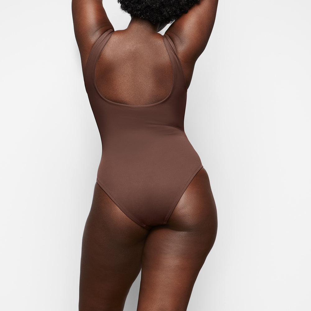Skims SHAPING SWIM UNDERWIRE One Piece Chocola | 03HIUQLZE