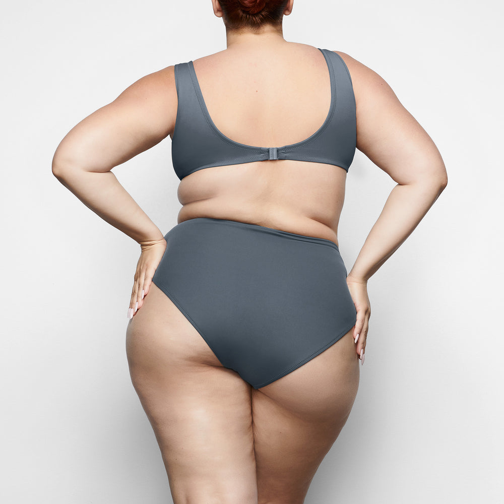 Skims SHAPING SWIM UNLINED UNDERWIRE BIKINI TOP Two Pieces Diepgrijs | 01ZUOLEHP
