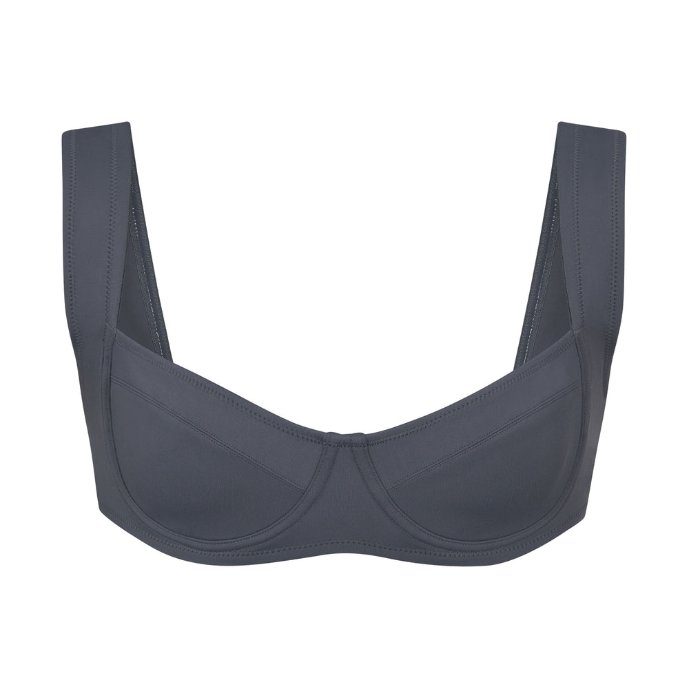 Skims SHAPING SWIM UNLINED UNDERWIRE BIKINI TOP Two Pieces Diepgrijs | 01ZUOLEHP