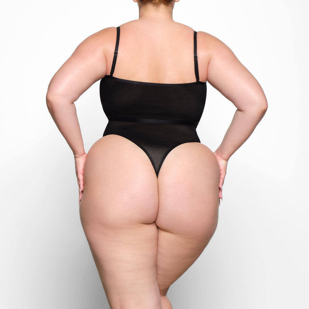 Skims SHEER SCULPT Bandeau Top Zwart | 12JTVYMKX