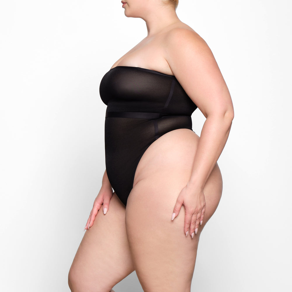 Skims SHEER SCULPT Bandeau Top Zwart | 79YWCPSEB