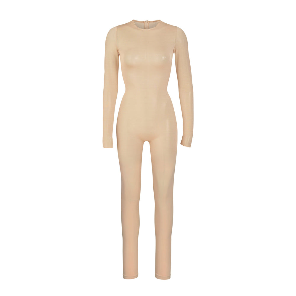 Skims SHEER SCULPT CATSUIT Bodysuit Beige | 18BPXMHTI