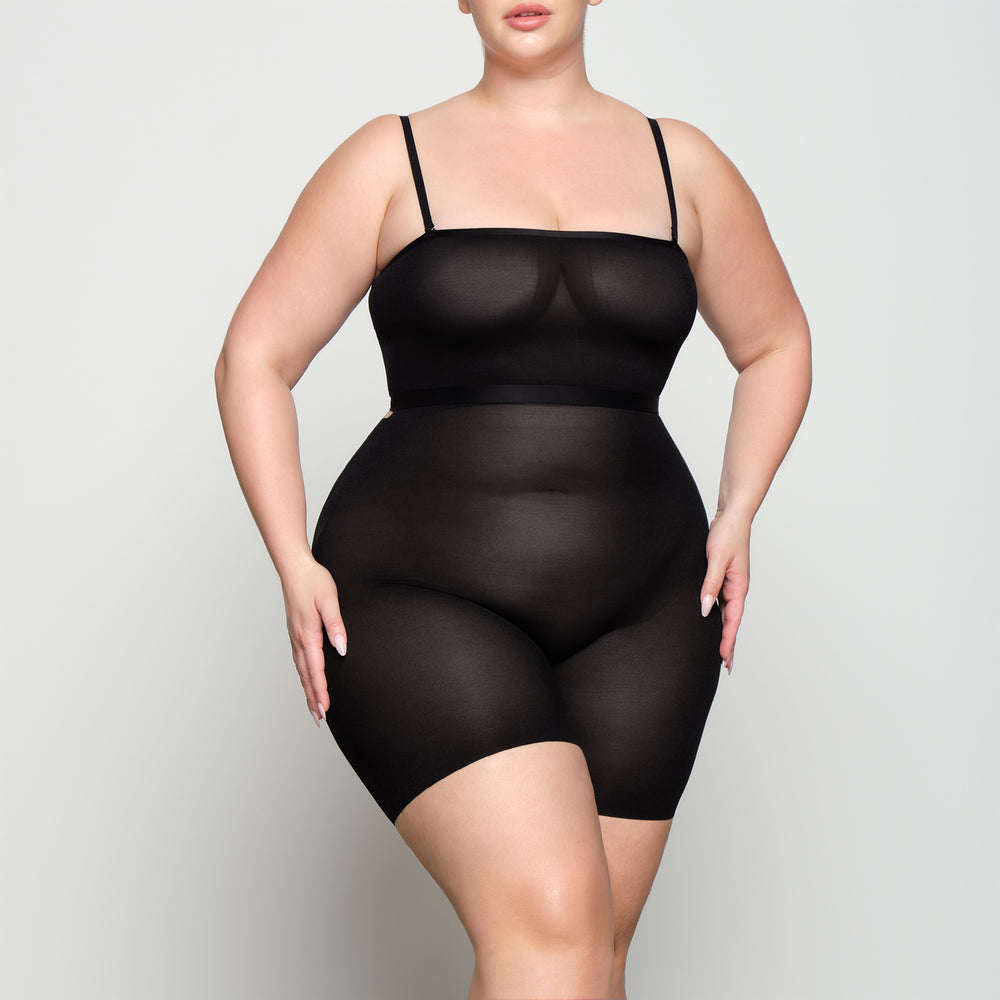 Skims SHEER SCULPT LOW BACK Korte Broek Zwart | 19OSNMKAV