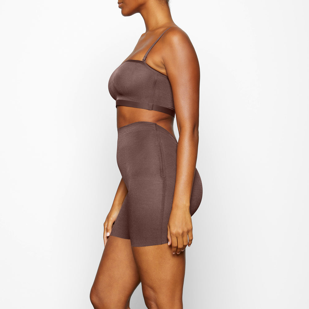 Skims SHEER SCULPT LOW BACK Korte Broek Chocola | 50KUFIEBO