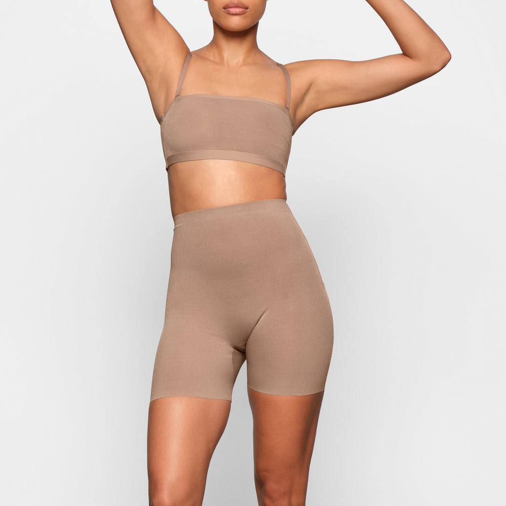 Skims SHEER SCULPT LOW BACK Korte Broek Abrikoos | 81KSTOLCP