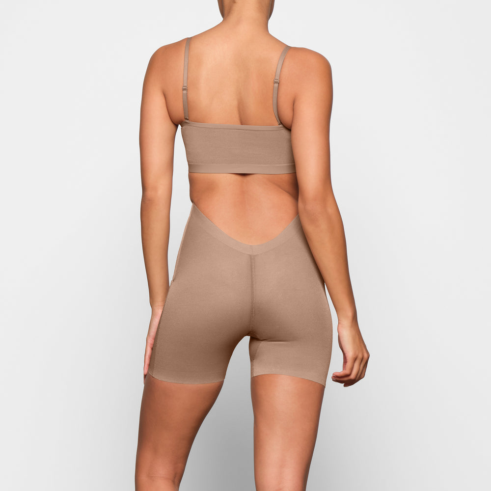 Skims SHEER SCULPT LOW BACK Korte Broek Abrikoos | 81KSTOLCP
