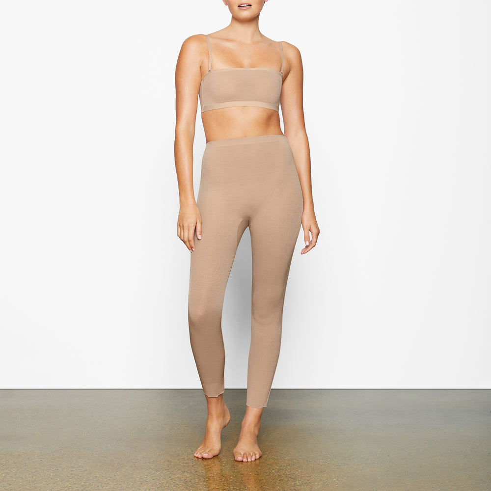Skims SHEER SCULPT LOW BACK Leggings Beige | 85APTZWYF