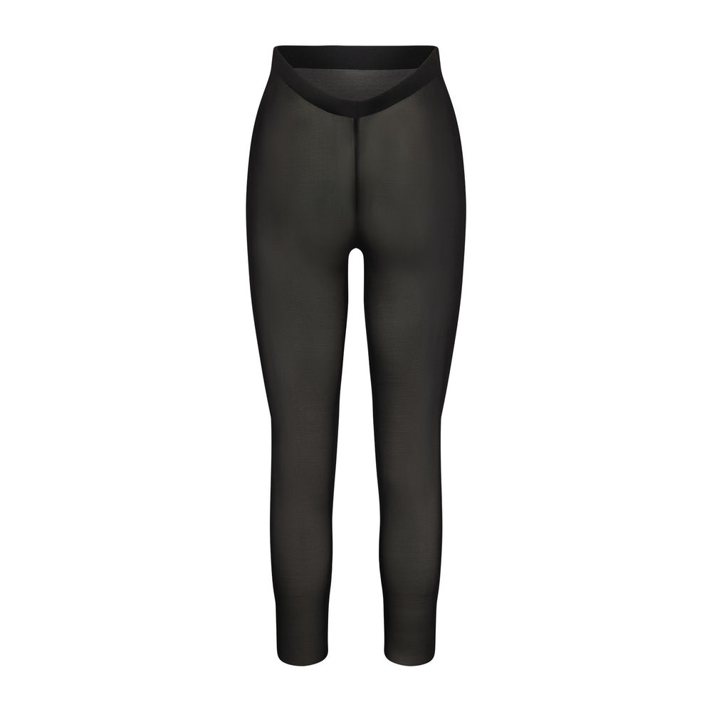 Skims SHEER SCULPT LOW BACK Leggings Zwart | 32FYNRESW