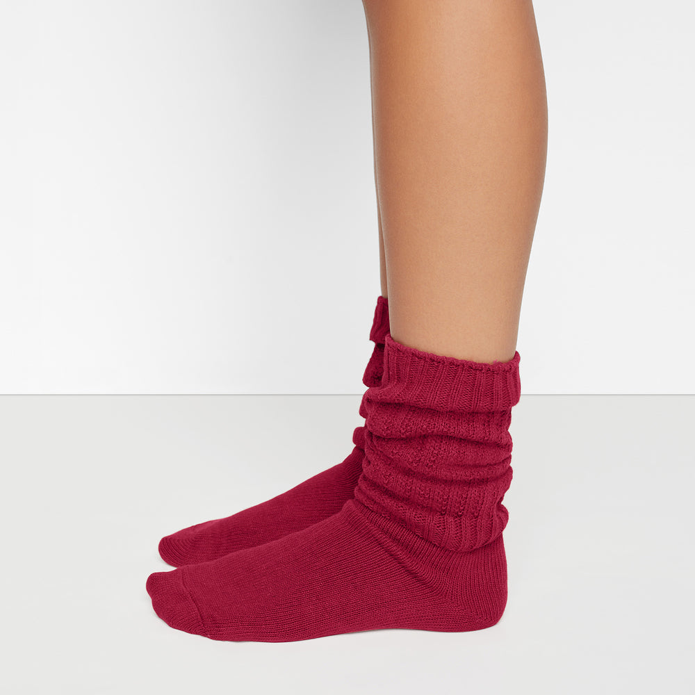 Skims SLOUCH PACK Sokken Donkerrood Gekleurd | 39YXOMRIJ