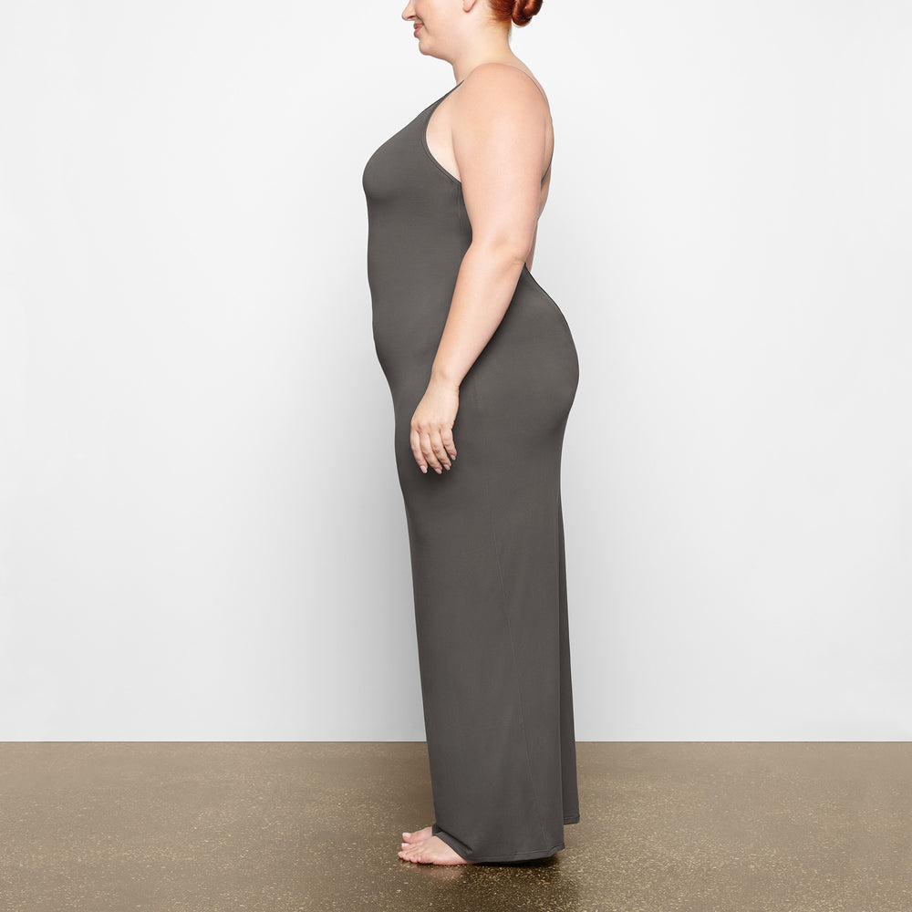 Skims SMOOTH LOUNGE LOW BACK KEYHOLE Jurk Diepgrijs | 24LMFPQKS